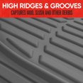 thumbnail image 3 of Alfombrillas de goma Motor Trend FlexTough Contour Liners, grises, 3 of 7