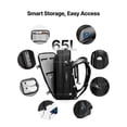 thumbnail image 4 of CAFORKP  65L Vacuum Travel Backpack with Pump, TSA Lock, Water-Resistant Carry-On, Black, 4 of 9