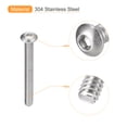 thumbnail image 4 of #6-32x1-1/4" Button Head Socket Cap Screws, 100 Pack 304 Stainless Steel Screws, 4 of 5