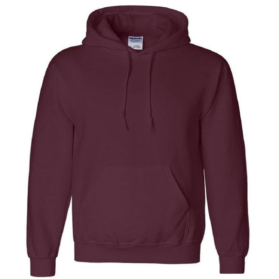 Adult DryBlend® Adult 9 oz., 50/50 Hooded Sweatshirt - MAROON - XL