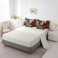 thumbnail image 5 of Feelyou Lodge Cabin Twin Bedding Sets 7pcs, Pine Tree Bedding Comforter Set, 5 of 7