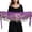 Purple, variant on Women's Chiffon Belly Dance Scarf With 98 Flowing Skirt for Performance Practice, Light Green