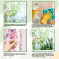 thumbnail image 4 of Fern Window Sticker Pteridophyte Green Leaves Large Static Window Clings Reusable Anti Collision Non-Adhesive Window Decal to Prevent Birds Strikes for Home Room Sliding Glass Door 15x46, 4 of 7