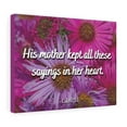 thumbnail image 5 of Scripture Walls  Sayings In Her Heart Luke 2:51 Bible Verse Canvas Christian Wall Art Ready to Hang Unframed, 5 of 16