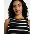 thumbnail image 4 of Time and Tru Women’s Sleeveless Knit Swing Dress, Sizes XS-XXXL, 4 of 6