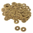 thumbnail image 2 of 100 piezas de monedas chinas de , monedas Feng Shui I-ching, 5 monedas de tiempo de dinastía china mezcladas la Cobre Hugo monedas chinas de buena suerte, 2 of 8