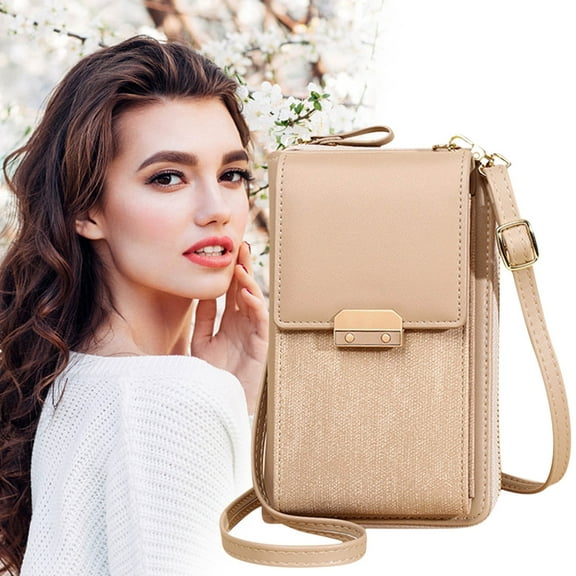 Fmbmuo Shoulder Bags Fashion with Card Slots Zipper Small Bags for Women, PU Party Handle Valentine's and Birthday Gift Beige