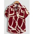 thumbnail image 1 of Chemise de Plage Décontractée à Manches Courtes Hawaïenne pour Hommes Été, 1 of 5