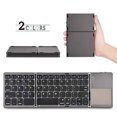 NEW B033 Portable Bluetooth Folding Mini Keyboard, Foldable BT Wireless