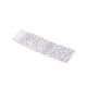 thumbnail image 2 of 50pcs Servilletero Hogar Comedor Restaurante Servilletero de plástico brillante de cristal de 8 filas, Plata Inevent HA001553-01, 2 of 2