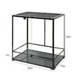 thumbnail image 4 of REPTIZOO Reptile Glass Extra-tall Terrarium with Double Hinge Door 36" x 18" x 36"（100 Gallon), 4 of 6