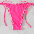 thumbnail image 7 of Glisme Pink Bikini Sets For Women Two Piece Swimwear Top And High Waisted Bottoms Swimsuit For Beach Pool For Swimming Lessons, 7 of 7