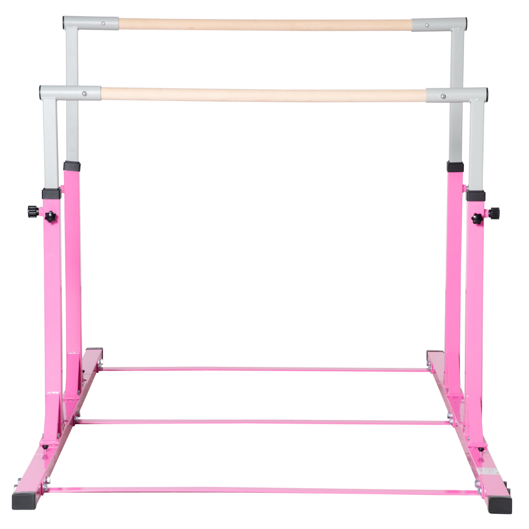 Double Horizontal Bars Adjustable Gymnastic Training Bar with Double Locks