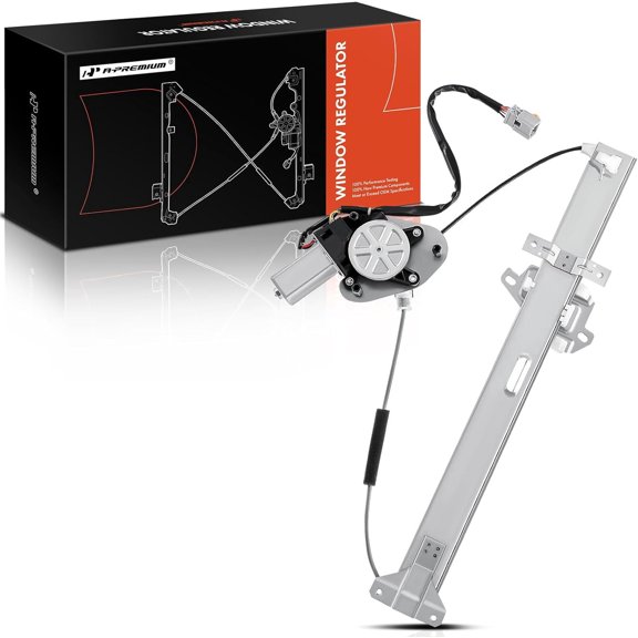 A-Premium Power Window Regulator Replacement for Honda Fit 2007 2008 Front Left with Motor