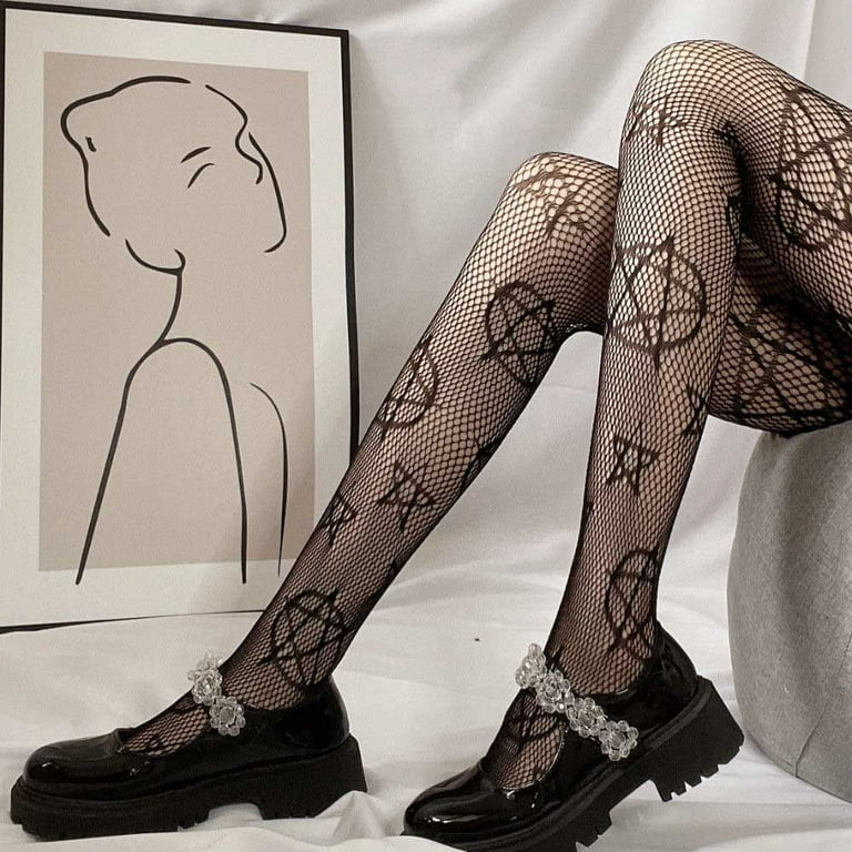 Gothic Hollow Out Punk Style Hosiery Pantyhose Tights Fishnet