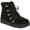 Black Leather, variant on Zodiac Womens Pierson Suede Ankle Wedge Boots