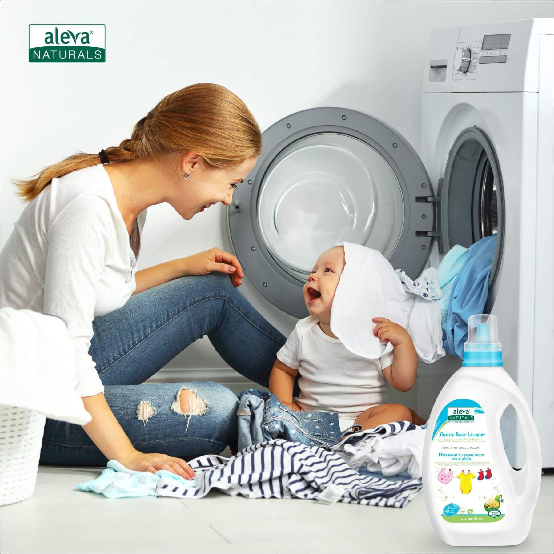 Aleva Naturals Gentle Baby Laundry Detergent 40 Fluid Ounce Walmart Com