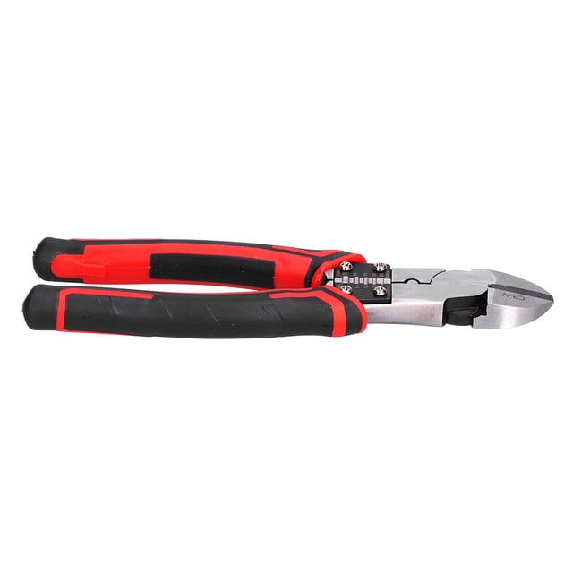 Peahefy Diagonal Crimping Plier Electrical Terminal Wire Crimper Stripper Cable Cutting Plier