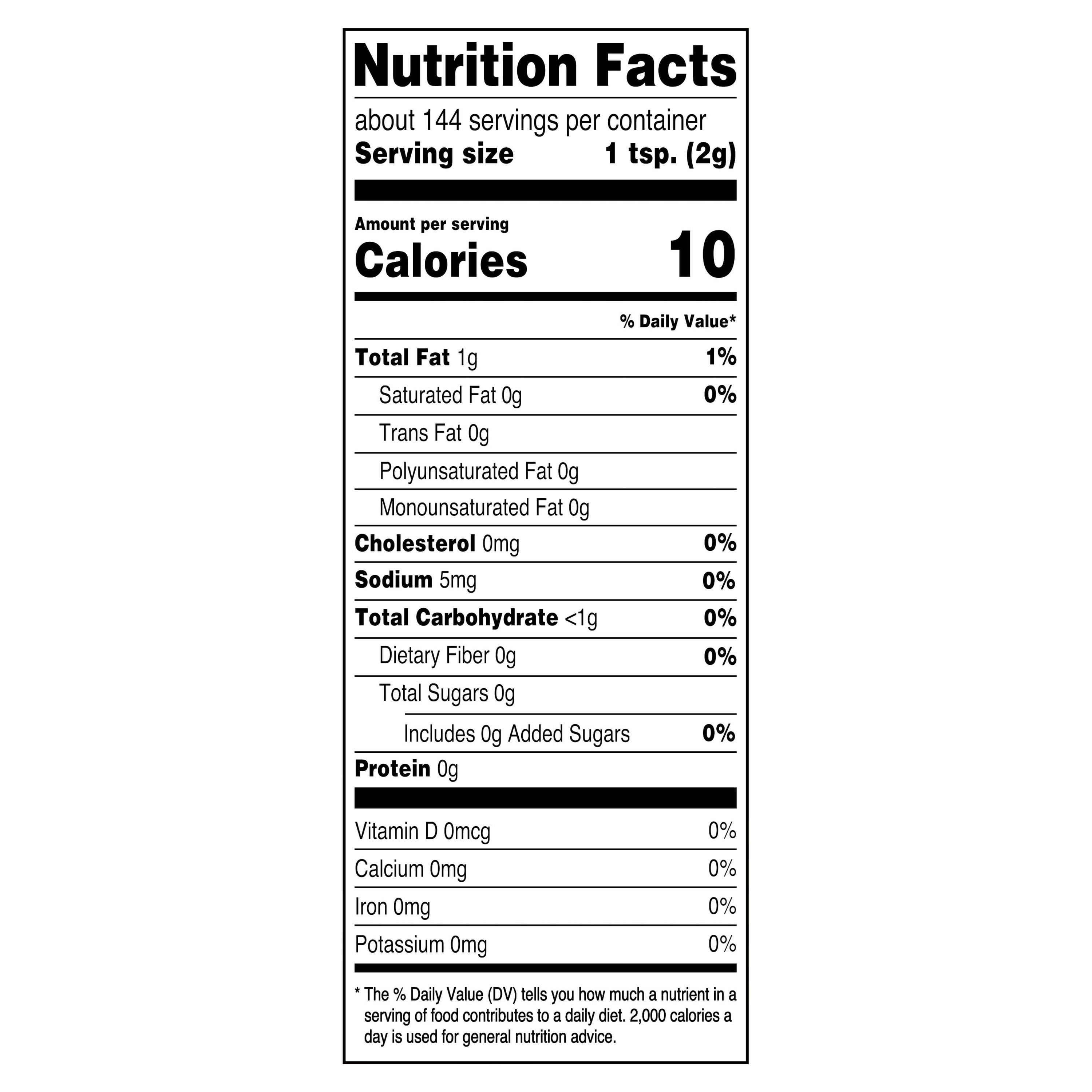 Great Value Hazelnut Coffee Creamer, Sugar Free, 10.2 oz