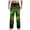 Black, variant on St. Patrick Day Pajama Pants for Men Elastic Waist Loose Soft PJ Bottoms Trousers(Beige,XL)