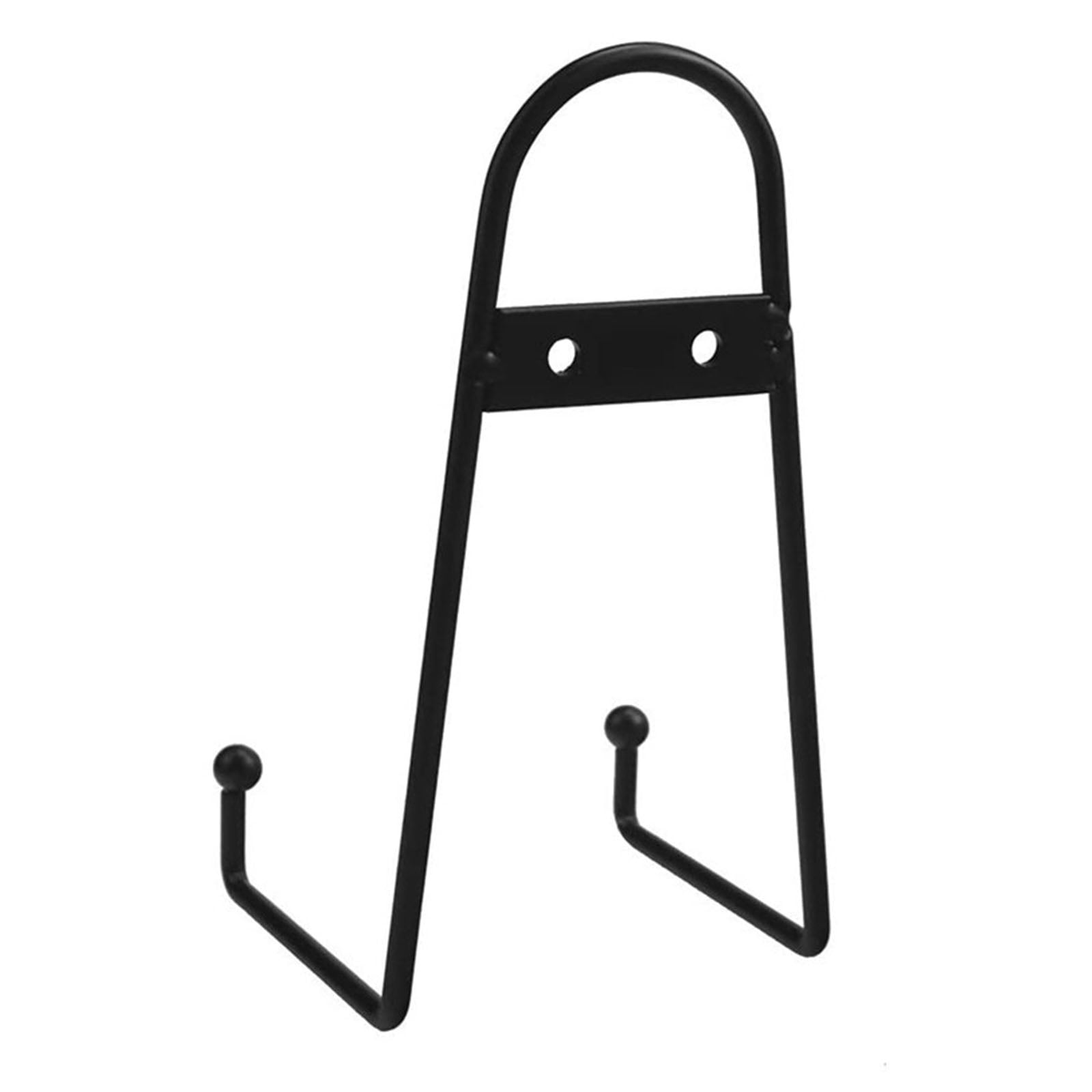 Pack Of 5 Large Black Metal Display Stand for Plates and Artwork Wall Mount Easel Decorative Scroll Rack Hanger