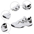 thumbnail image 5 of Rokment Couples Running Walking Tennis Shoes for Women Men Unisex Breathable Mesh Basketball Volleyball Badminton Training Sneakers Black Size 9, 5 of 7