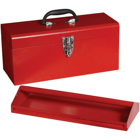 

Unbranded 17 In. Red Steel Toolbox