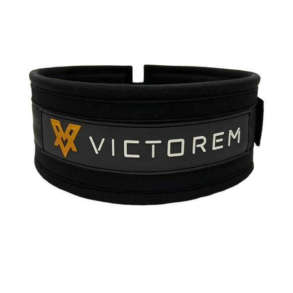 Cinturón Faja Gym Crossfit Halterofilia Negro Victorem Cinturón Faja Negro