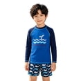 thumbnail image 4 of Shadoumai Swim Clothes for Boys Quick Drying Swimwear Set Boys Two Piece Swim Set Summer Camp Bathing Suit Toddler, 4 of 4