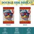 thumbnail image 3 of Patriotic Frog Garden Flag Double Sided 12x18 Inch Outdoor Yard Decoration God Bless America Design, 3 of 6