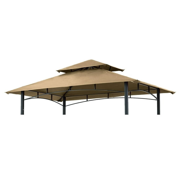 Lona de Repuesto para Toldo de Gazebo para Parrilla Hugline 5x8 L-GG001PST-F