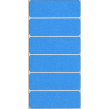 MACO 1" x 3" Light Blue Rectangle Color-Coding Labels, 200 per Box