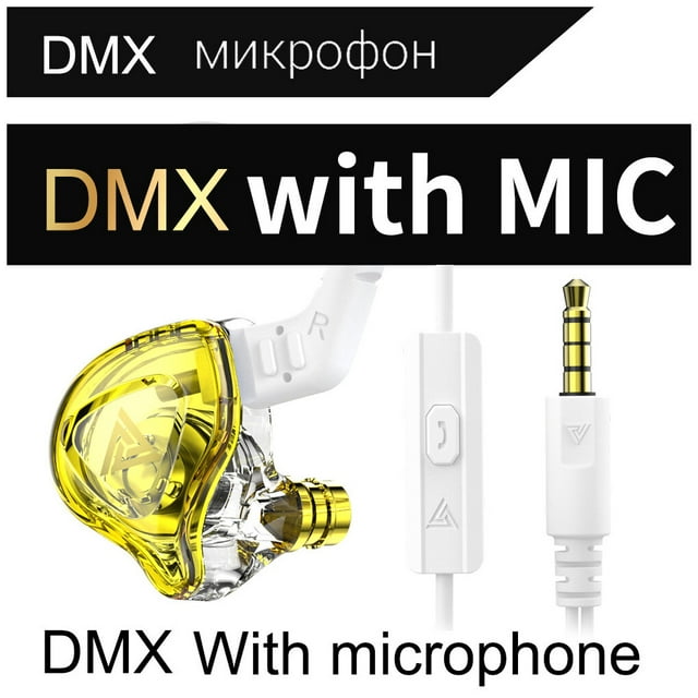 3.5mm HIFI Wired Earphones Portable Earbud Electronics Headsets Stereo Sound Drivers Music Listening Devices Smartphone Computer Yellow