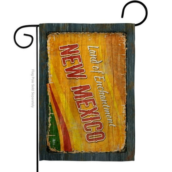 Americana Home & Garden G142976-BO 13 x 18.5 in. New Mexico Vintage American State Garden Flag with Double-Sided Horizontal House Decoration Banner Yard Gift