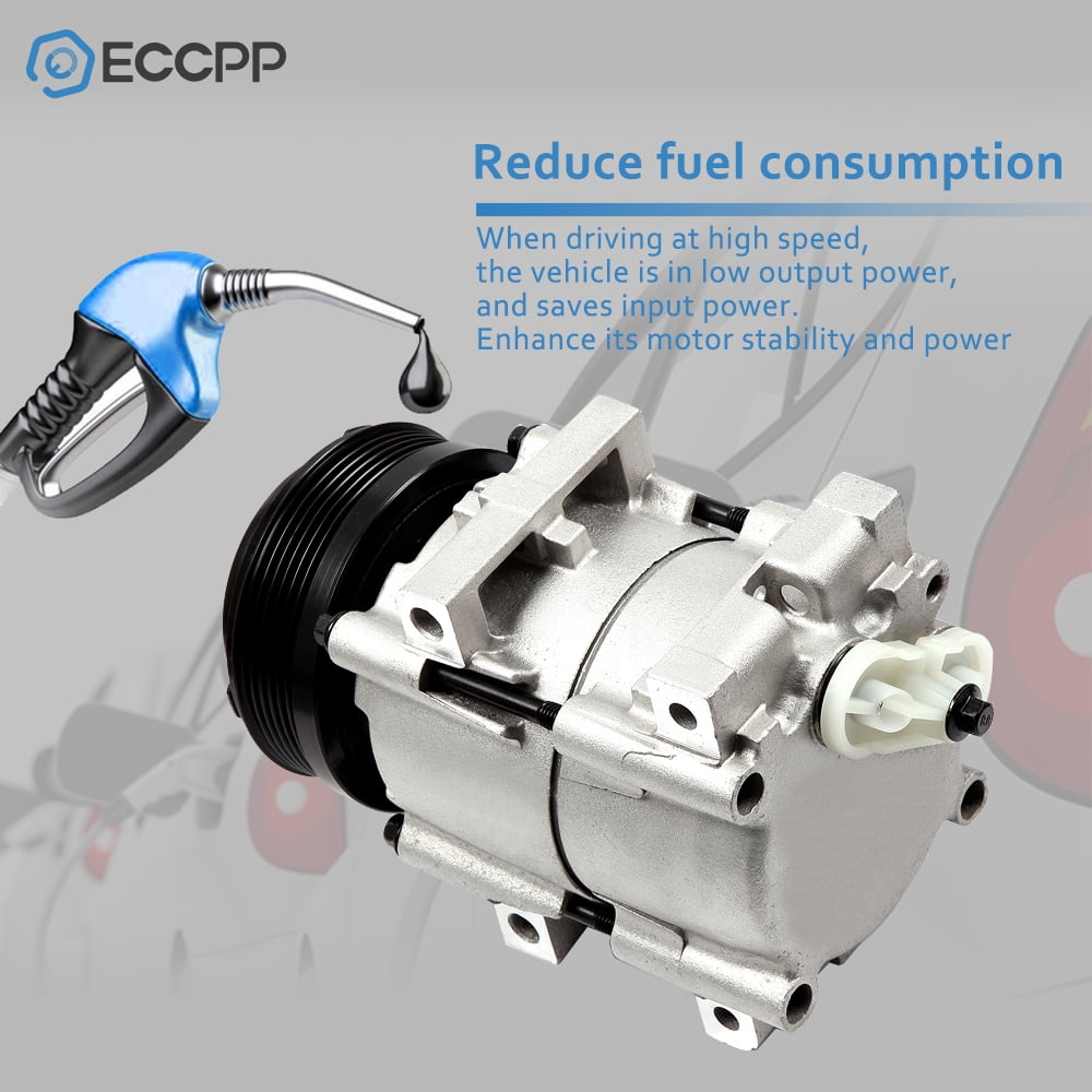 ECCPP AC Compressor fit for CO 103090C 2001-2007 Compatible for Ford Taurus 3.0L 2001-2005 for M-ercury Sable 3.0L