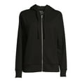 thumbnail image 4 of Time and Tru Women's Full Zip Fleece Jacket with Pockets, Sizes XS-XXXL, 4 of 6