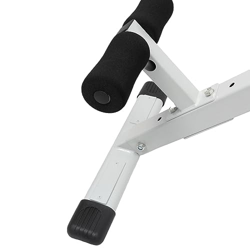 Hyperextension Bench with Adjustable Height and Back, Multi-functional Workout Bench, Back Extension Roman Chair