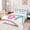 Black Blue 01, variant on Feelyou Sweet Birthday 67 Donut Twin Sheets for Kids, Pink Blue Ice Cream Drip Bedding, 3 Pieces, 1 Flat Sheet, 1 Fitted Sheet and 1 Pillowcase