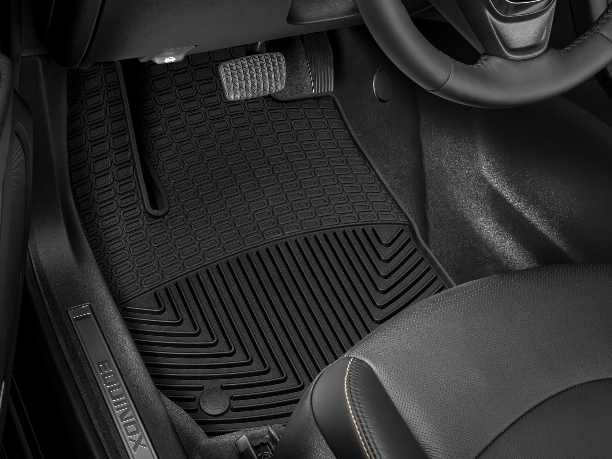 WetherTechll-WetherFloorMtcomptiblewith2018-2024ChevroletEqinox-1tRow(Driver&Penger),Blck