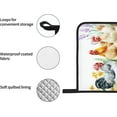 thumbnail image 6 of Chicken Rooster Farm Oven Mitts and Pot Holders Set of 4 Hen Flower Gloves Potholders Heat Resistant Hot Pads Florals Plants Farmhouse Oven Mittens Pot Holder Kitchen Accessories for Baking Grilling, 6 of 6