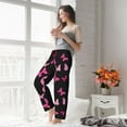 thumbnail image 4 of KLL Womens Breast Cancer Print Pajama Pants Soft Pajama Bottoms for Women Cozy Lounge Pants, 4 of 5