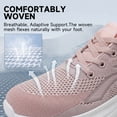 thumbnail image 6 of Sosenfer Sneakers for Women, Womens Lightweight Breathable Running Shoes, Casual Walking Tennis Sneakers - Pink, 6 of 9