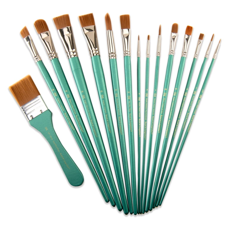 Royal & Langnickel Assorted Shapes Brown Taklon All Media Art