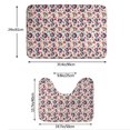 thumbnail image 3 of Xecao Skull Guitar record lips 2-Piece Vintage Seamless Anti-Skid Mat Set, featuring a stylish pattern for a safe and elegant toilet rug experience, 3 of 6