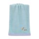 thumbnail image 2 of Toalla de mano de algodón para baño y hogar | Diseño de hojas bordadas suaves y absorbentes | No se desvanece Sin pelusa | Toalla facial para pieles sensibles | 1 Pieza | Tela cómoda y afelpada, 2 of 7
