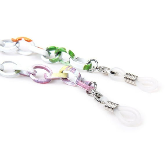 COSMOBETTY Eyeglass Sunglasses Chain Cord Neck Strap Holder Multicolor 1Set 27.55 Inch