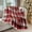 Red, variant on HongHeng Christmas Plaid Blanket | Sherpa Fleece Flannel Throw Blanket | Christmas Plaid Warm Plush Microfiber Blanket for Couch Sofa | 27x39 Inches