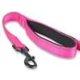 thumbnail image 4 of Wagtime Club Soft &Thick Dual Handle 6FT Reflective Dog Leash, Premium Strength Double Padded Handles - Great Control for Medium, Large or XLarge Dog - Vibrant Colors (Reflective Lively Pink), 4 of 6