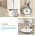 thumbnail image 4 of Disc Mop Dust for Floor Cleaning Tile Porcelain Cleaner Round Plastic Stainless Steel, 4 of 6