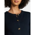 thumbnail image 7 of Time and Tru Women's Button Front Cardigan Sweater, Midweight, Sizes XS-XXXL, 7 of 7